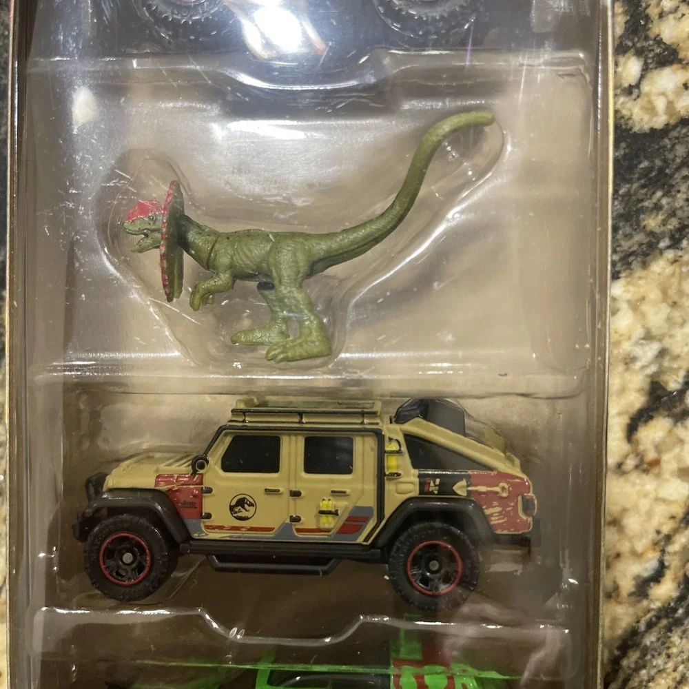 Matchbox Jurassic World Rebirth Jeep 1:64 Die-Cast 5 Pack Toy New Sealed